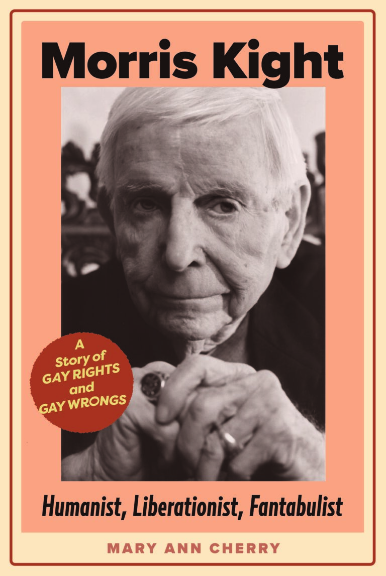 Morris Kight, book cover, biography