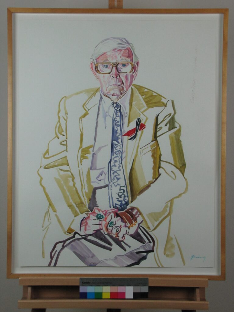 Morris Kight, Don Bachardy portrait
