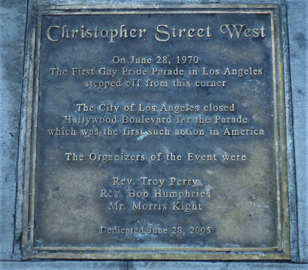 McCadden Place, plaque, Hollywood Blvd